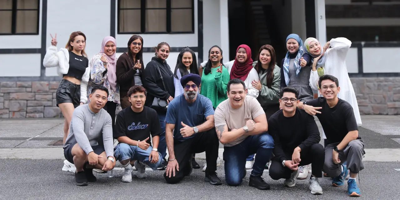 The Learning Edge team gathered outside their office